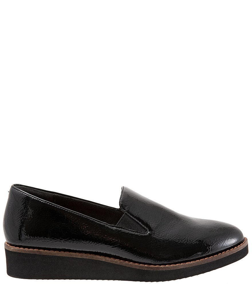 DKNY Eli Leather Logo Hardware Strap Loafers