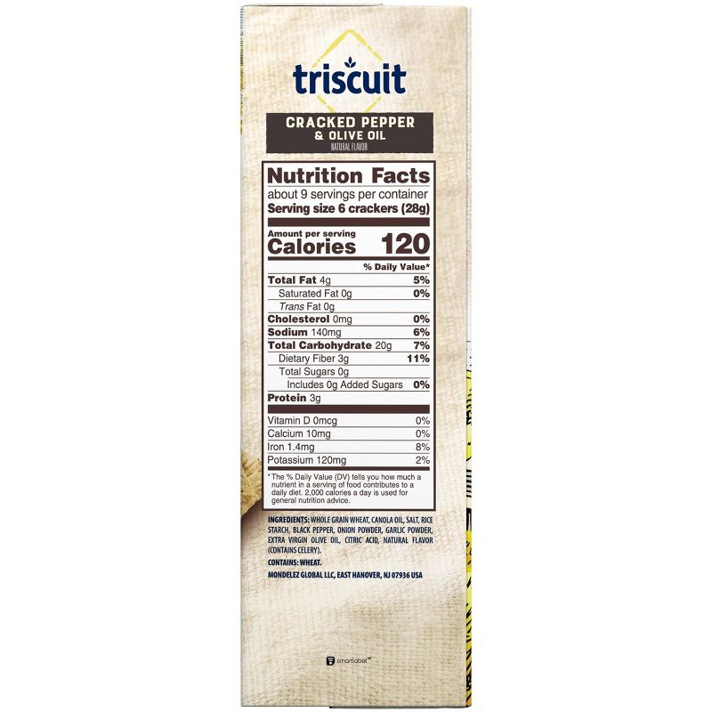 Triscuit Cracked Pepper & Olive Oil Crackers - 8.5oz