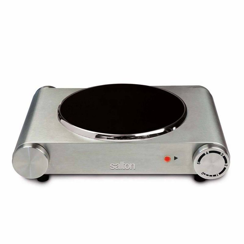Salton Infrared Cooktop Single Burner - Silver