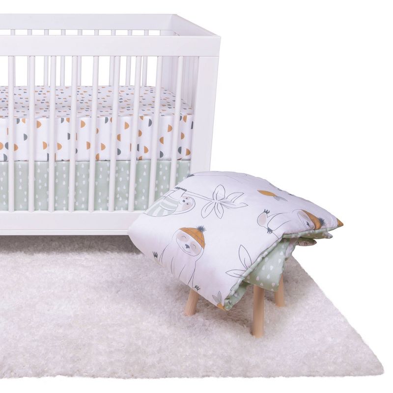 Trend Lab Crib Set Sloth Playground - 4pc