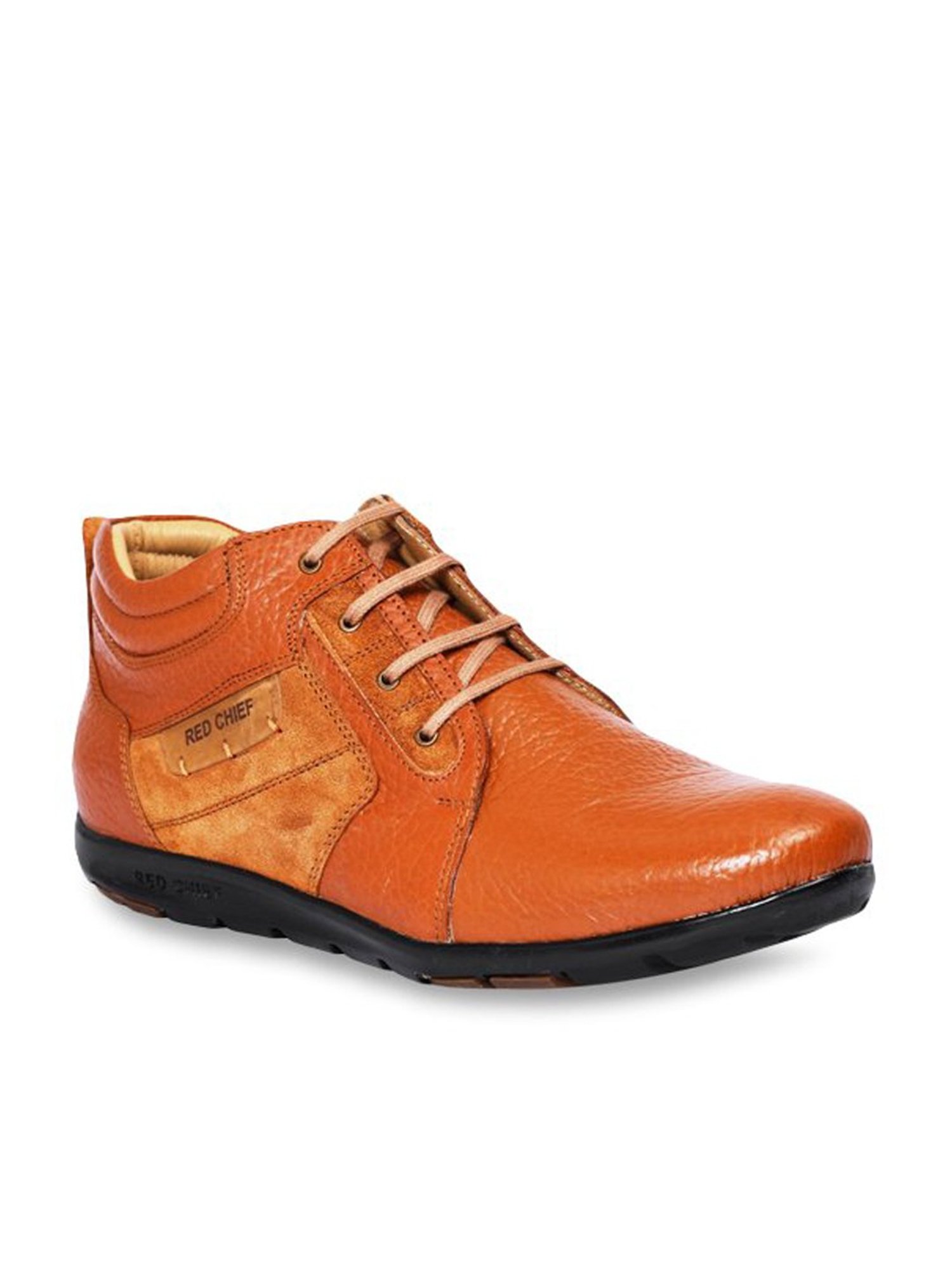 Red Chief Men's Tan Derby Shoes