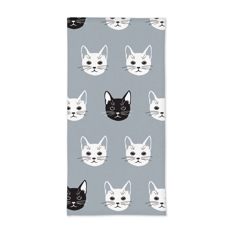 2pk Nine Lives Designer Print Kitchen Towel - MU Kitchen