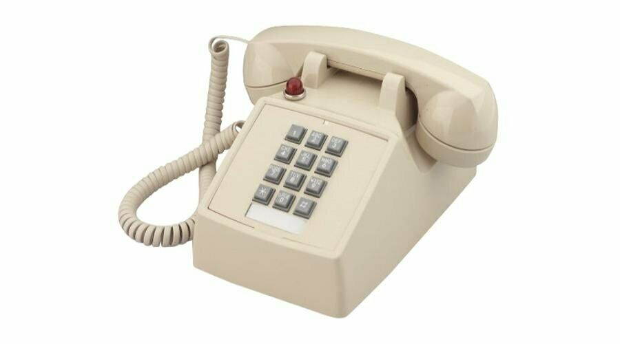 Cortelco 250044-VBA-27M Desk w/ Message - Ash 2500-27M-ASH