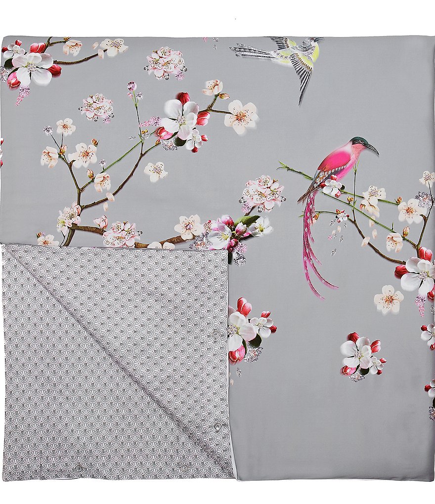 Ted Baker London Flight of the Orient Grey/Multi Duvet Cover Mini Set