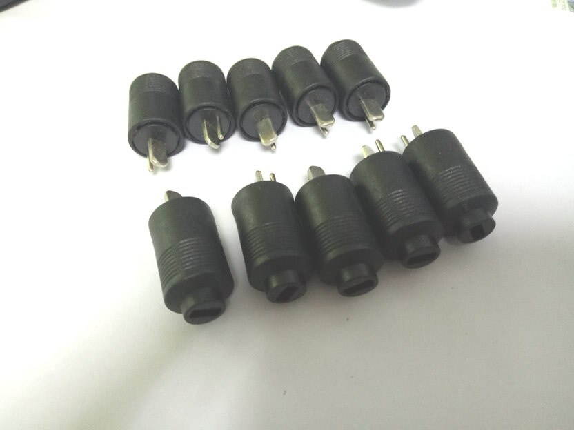 2Pcs 2 Pin DIN Male Speaker Plug 2-Pin Plug Hifi Loudspeaker Solder adapter Selling