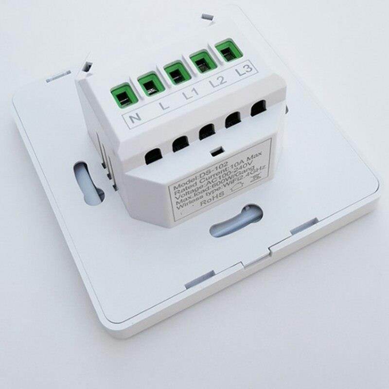 Wifi Remote Control Smart Switch Mobile Phone Voice Timing Button Smart Wall Wifi Switch