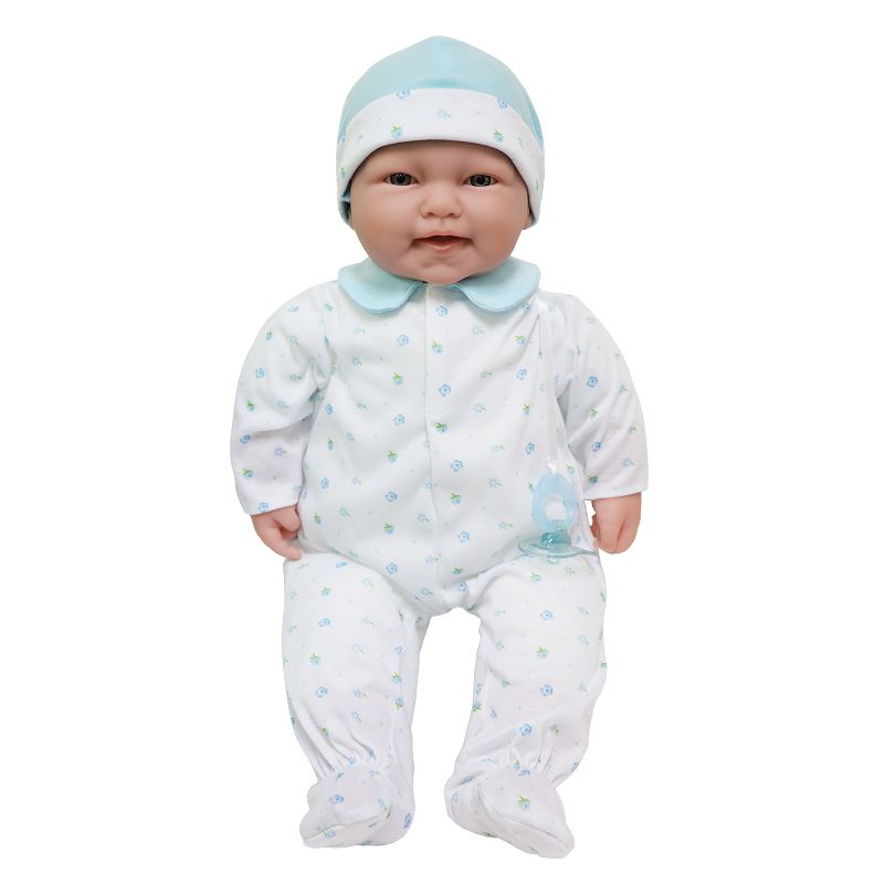 JC Toys La Baby 20" Baby Doll - Blue Outfit with Pacifier