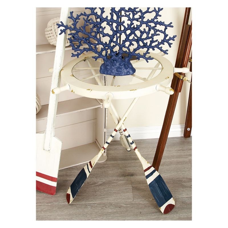 Metal Round Table White - Olivia & May