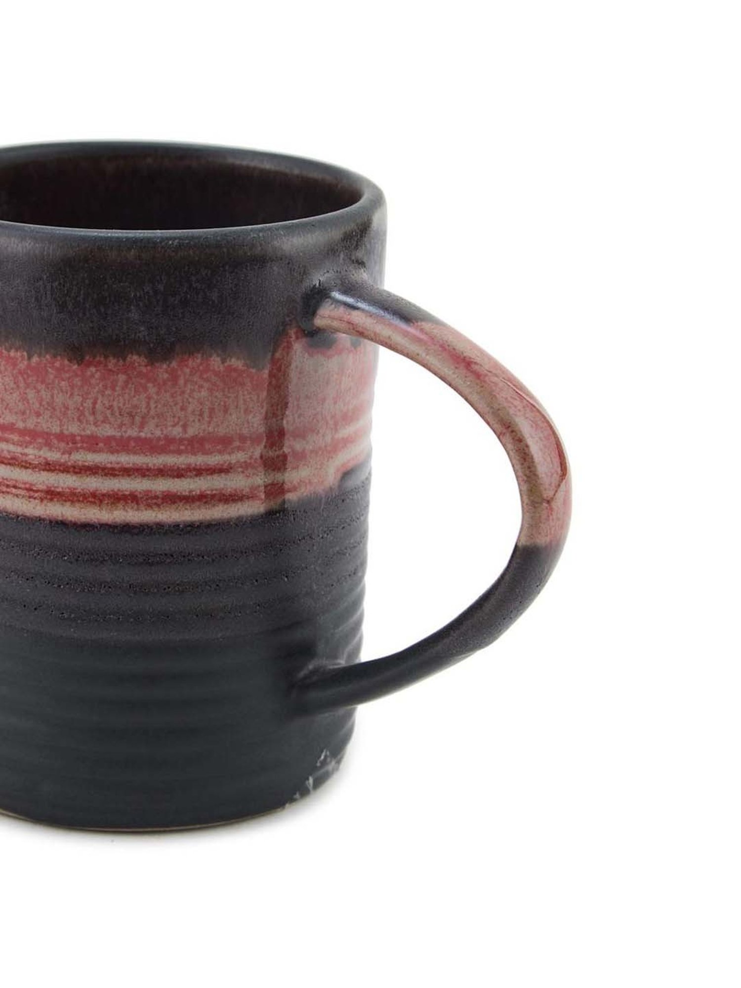 Fabindia Home Black Ceramic Mug (380ml)