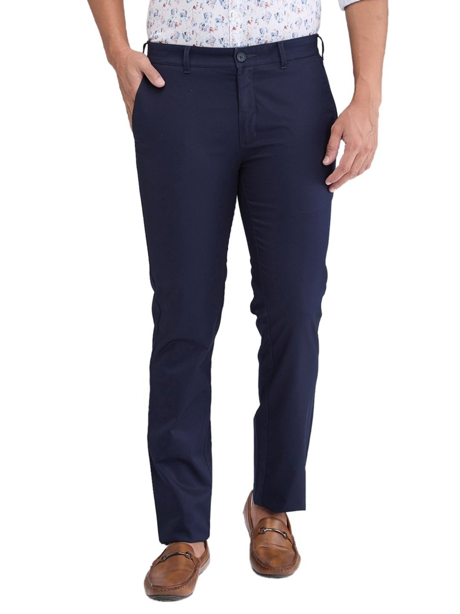Colorplus Blue Regular Fit Trousers