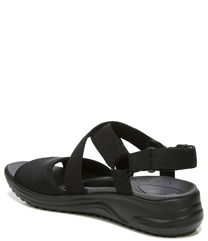 Bzees All In Cross Band Washable Wedge Sandals