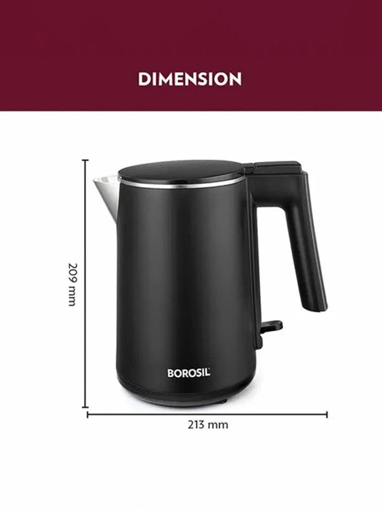 Pigeon by Stovekraft Swift Multi Cook Kettle 1.5L (Blue)