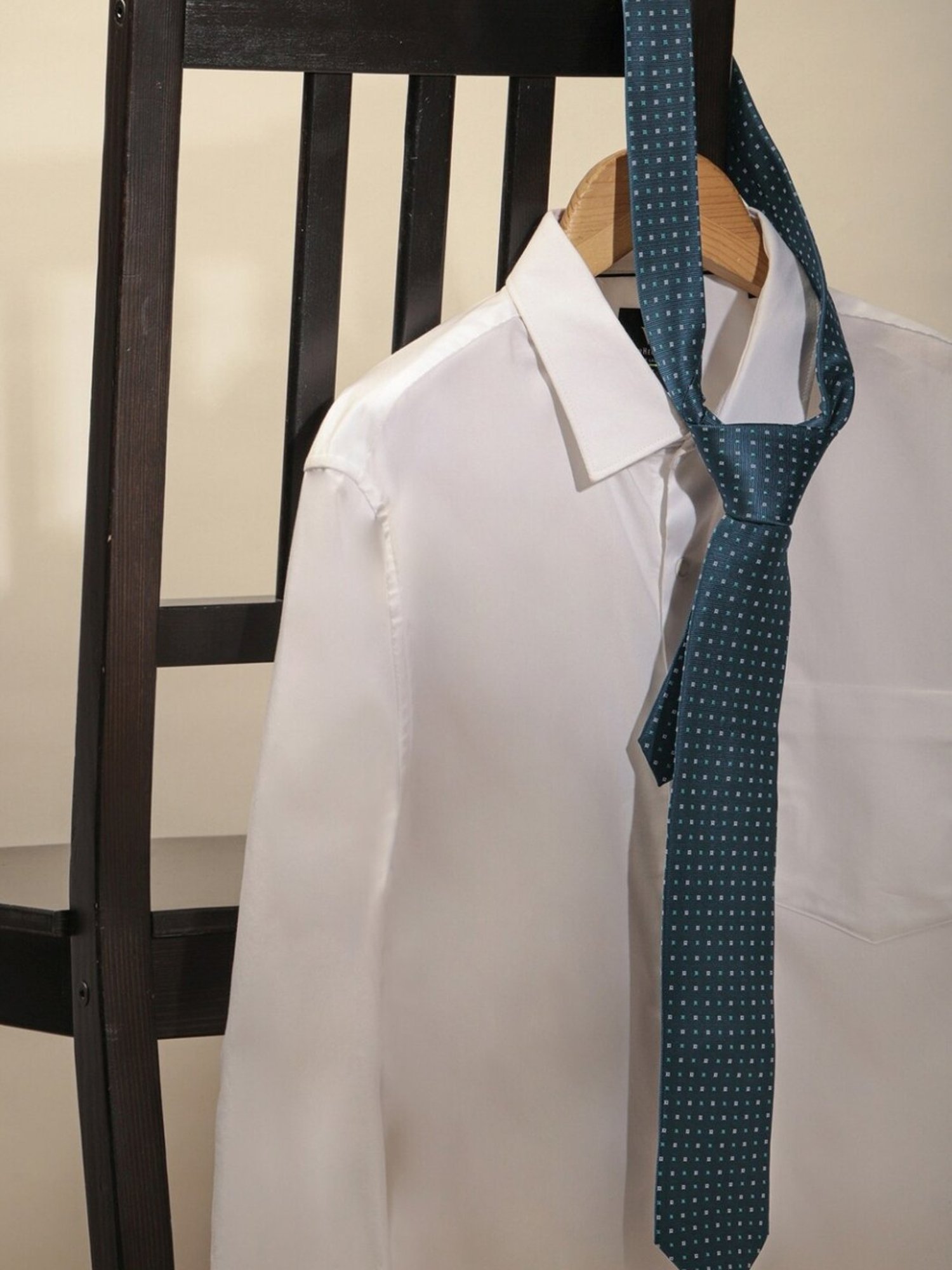 Louis Philippe Green Printed Tie