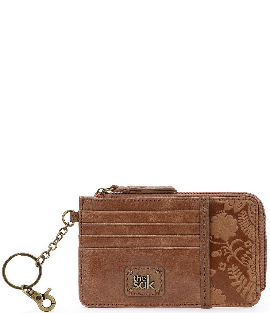 The Sak ID Floral Embossed Card Wallet