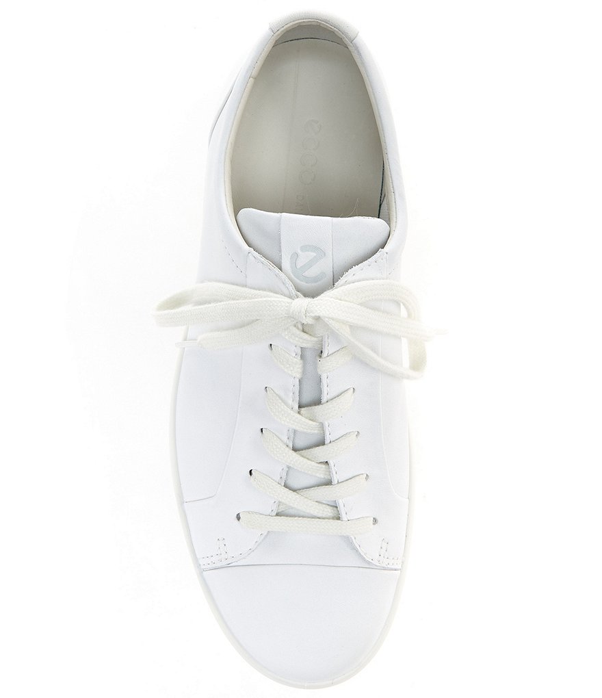 ECCO Men's Soft 7 City Leather Lace-Up Sneakers