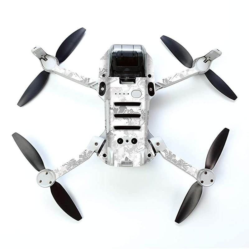 Skin for DJI Mavic Mini Portable Drone Quadcopter Viper Snow | Protective Durable and Unique Vinyl Decal wrap Cover | Easy to Apply Remove and Change Styles | Made in The USA