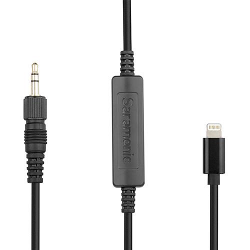 Saramonic LC-C35 Locking 1/8in (3.5mm) to Apple Lightning Output Cable (iPhone and iPad)