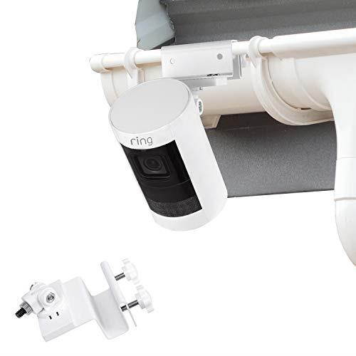 Gutter Mount for Select Ring Stick Up Cam Security Cameras - White