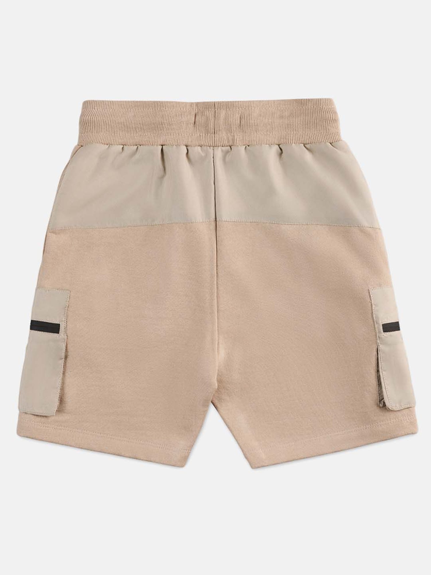 Angel & Rocket Kids Beige Solid Shorts