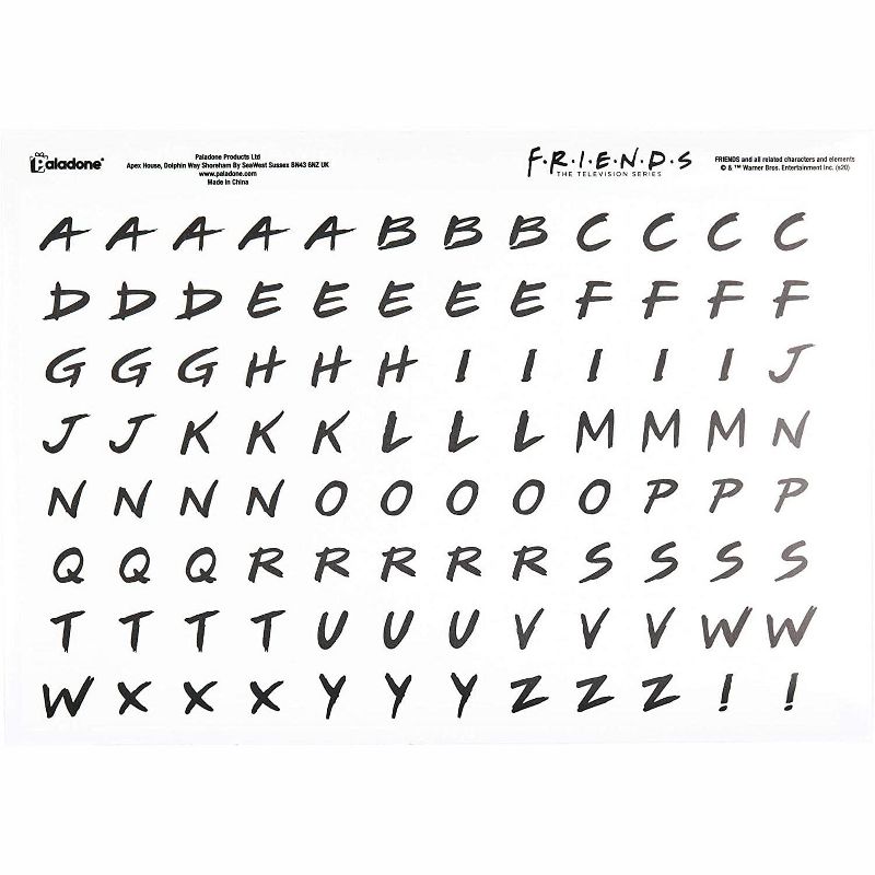 Friends Gadget Decal Stickers | 4 Sheets