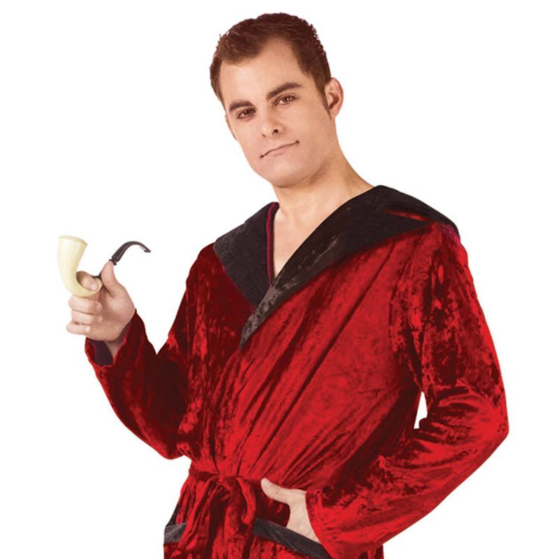 Adult Smoking Robe Velvet Halloween Costume Accessory One Size