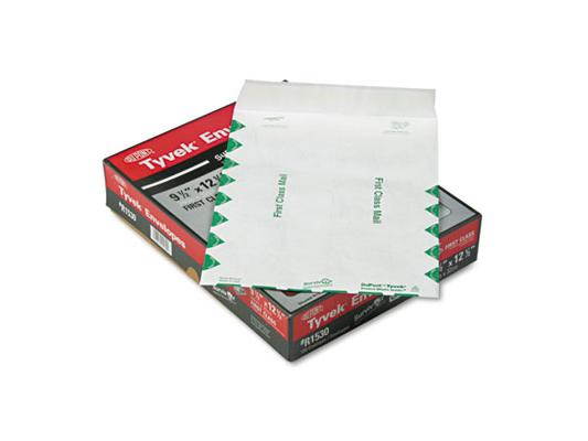 Survivor Tyvek USPS First Class Mailer 9 1/2 x 12 1/2 White 100/Box R1530