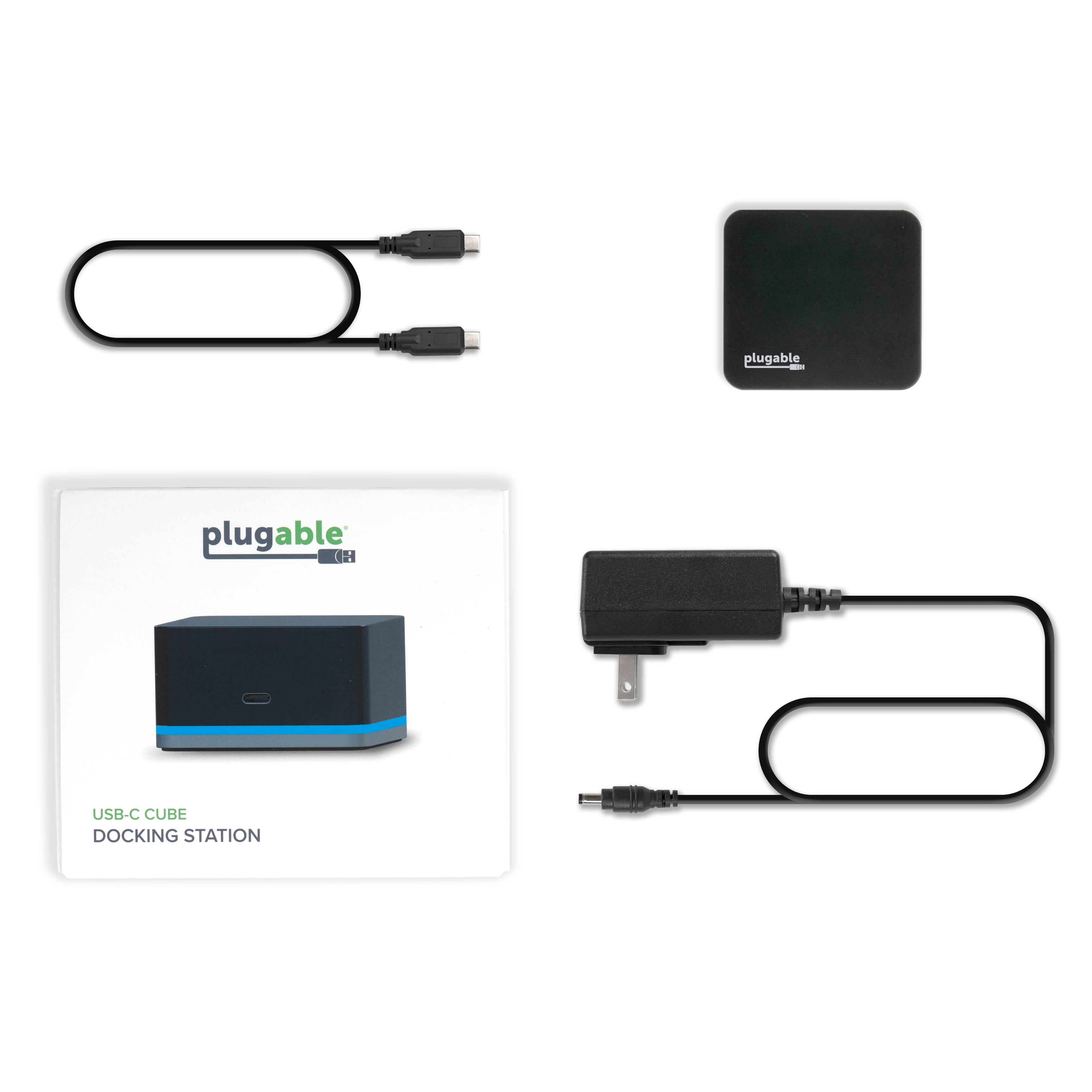 Plugable Phone Cube Compatible with Samsung DeX Dock, DeX Station, DeX Pad, Galaxy Note 9, S9, S9 Plus, S8, S8 Plus, S10, Tab S5e - Transforms Your USB C phone to a Desktop with HDMI, USB and Ethernet