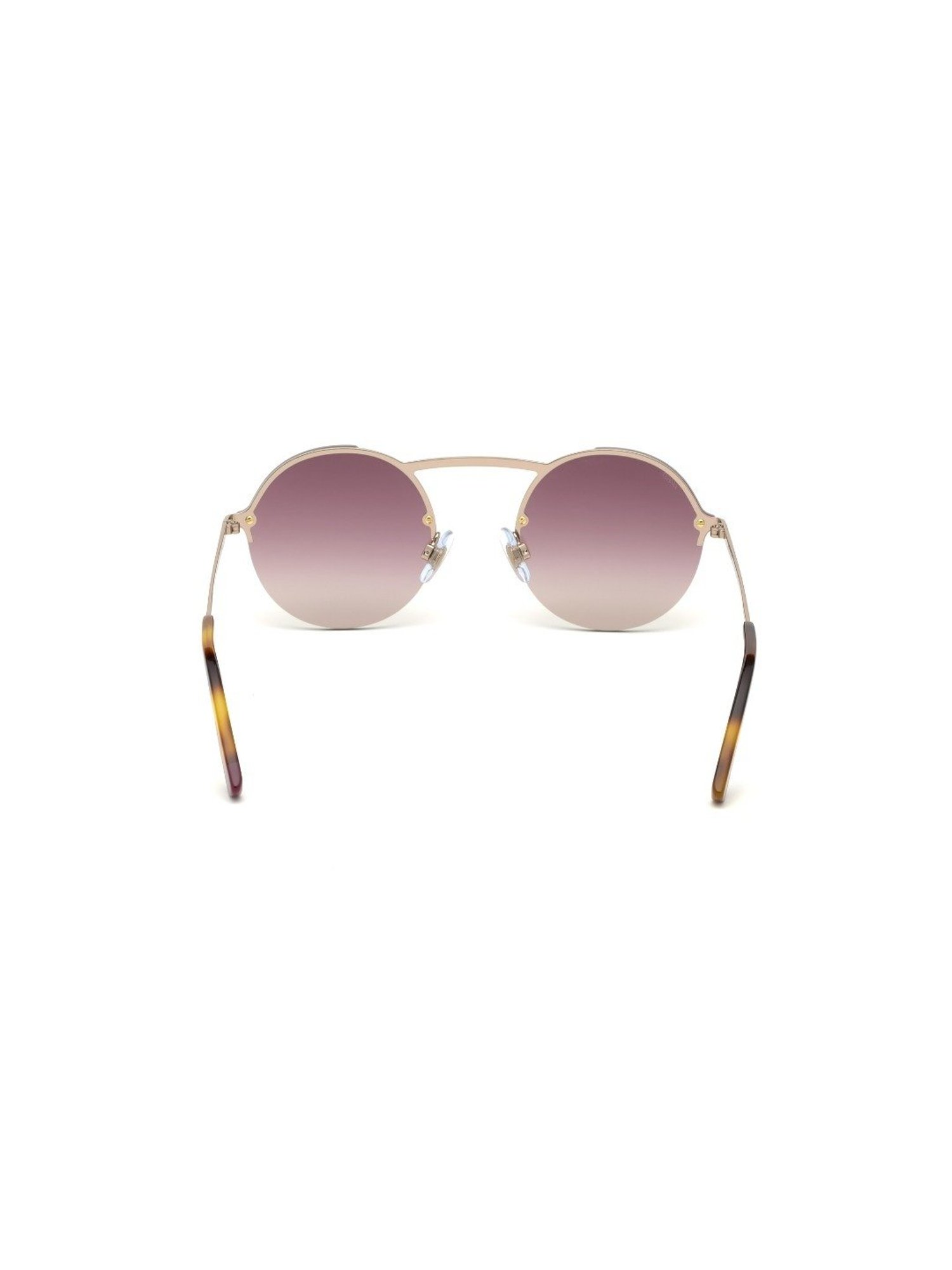 Web Eyewear Purple Round Unisex Sunglasses Designed in Italy