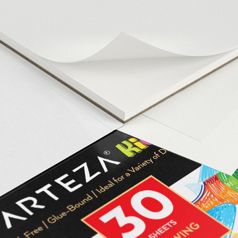 Arteza Kids Drawing Paper Pad, 9"x12" - 2 Pack (ARTZ-4226)