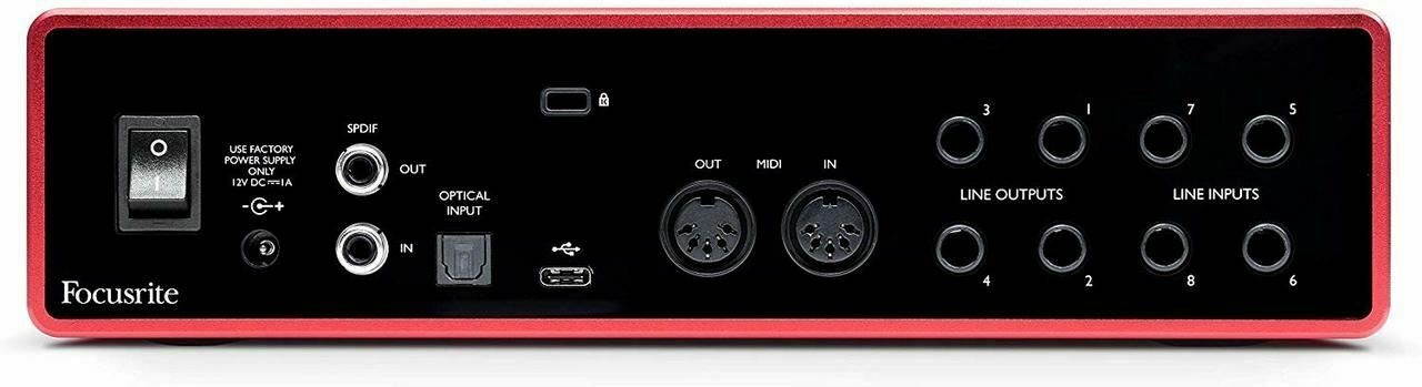 Focusrite Scarlett 18i8 (3rd Gen) USB Audio Interface