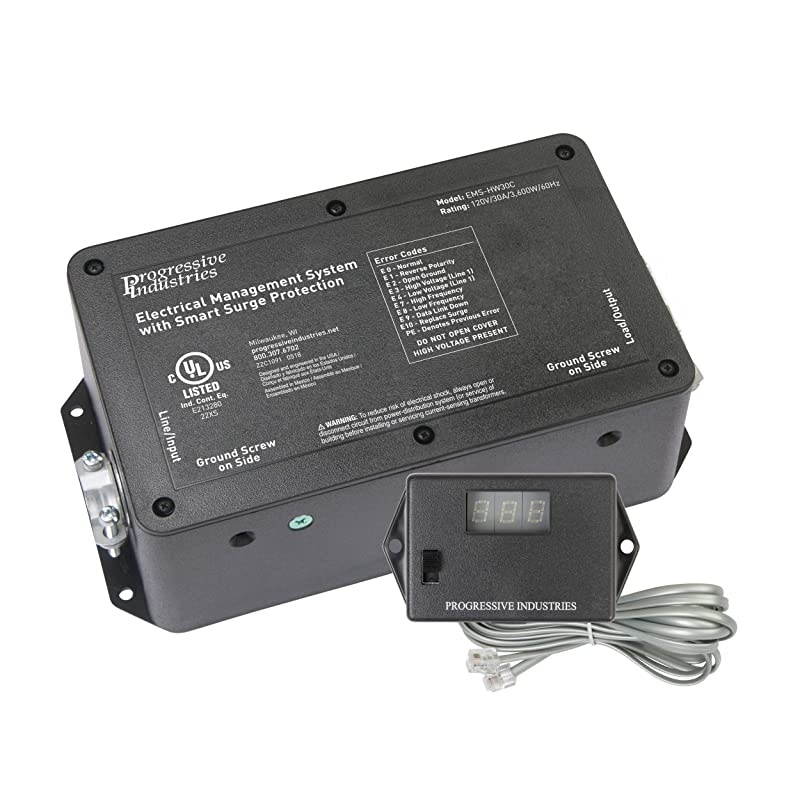 30 Amp Portable RV Smart Surge Protector (1 MIN), SSP-30X