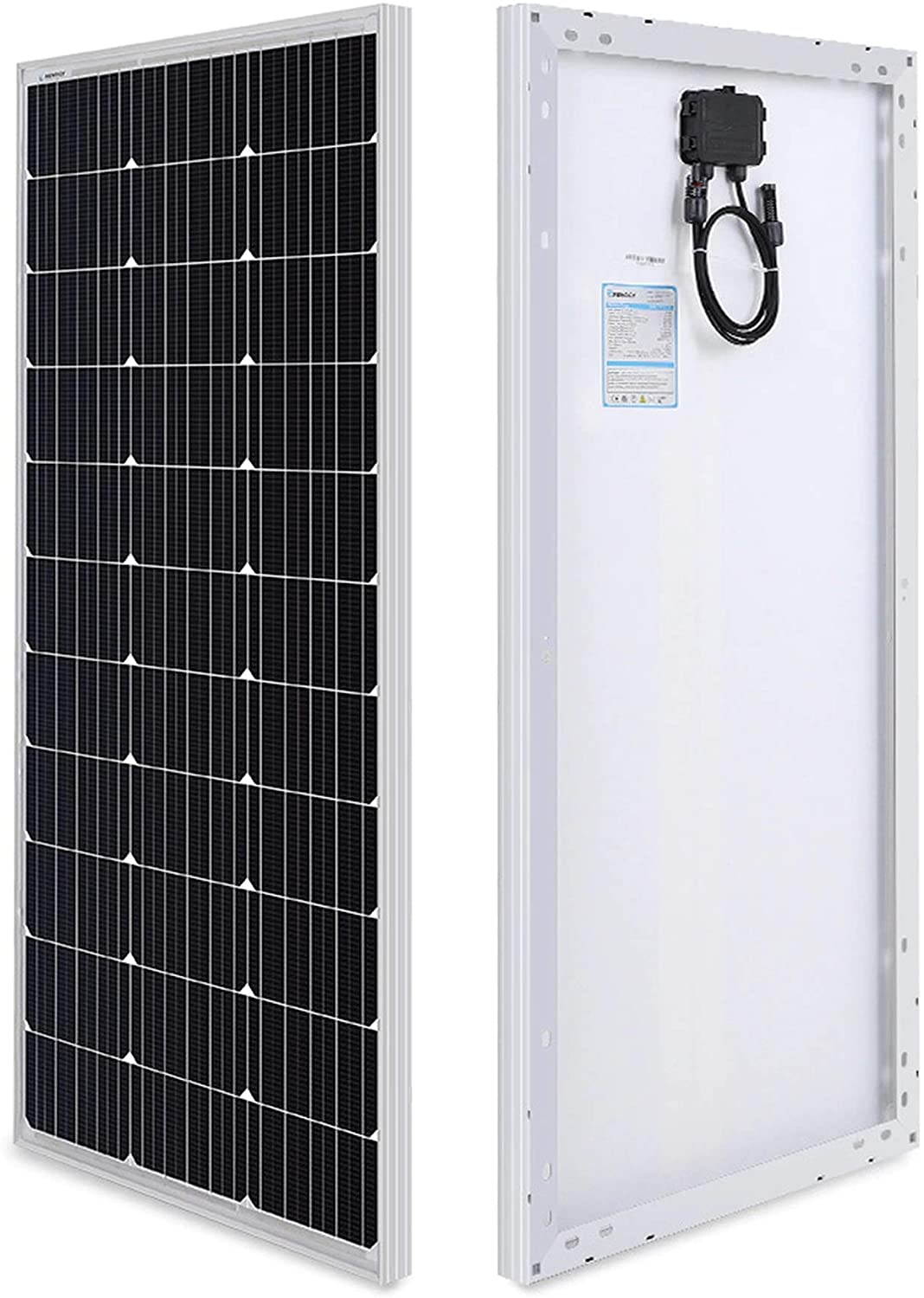 Renogy 300 Watts 12 Volts Monocrystalline Solar RV Kit with 30A PWM LCD Charge Controller/Solar Panel Connectors/Tray Cable/Corner Bracket Mount/Cable Entry housing for RV, Boat