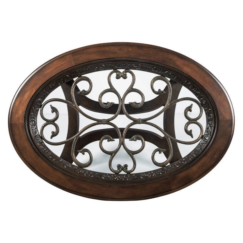 Norcastle Coffee Table Dark Brown - Signature Design by Ashley