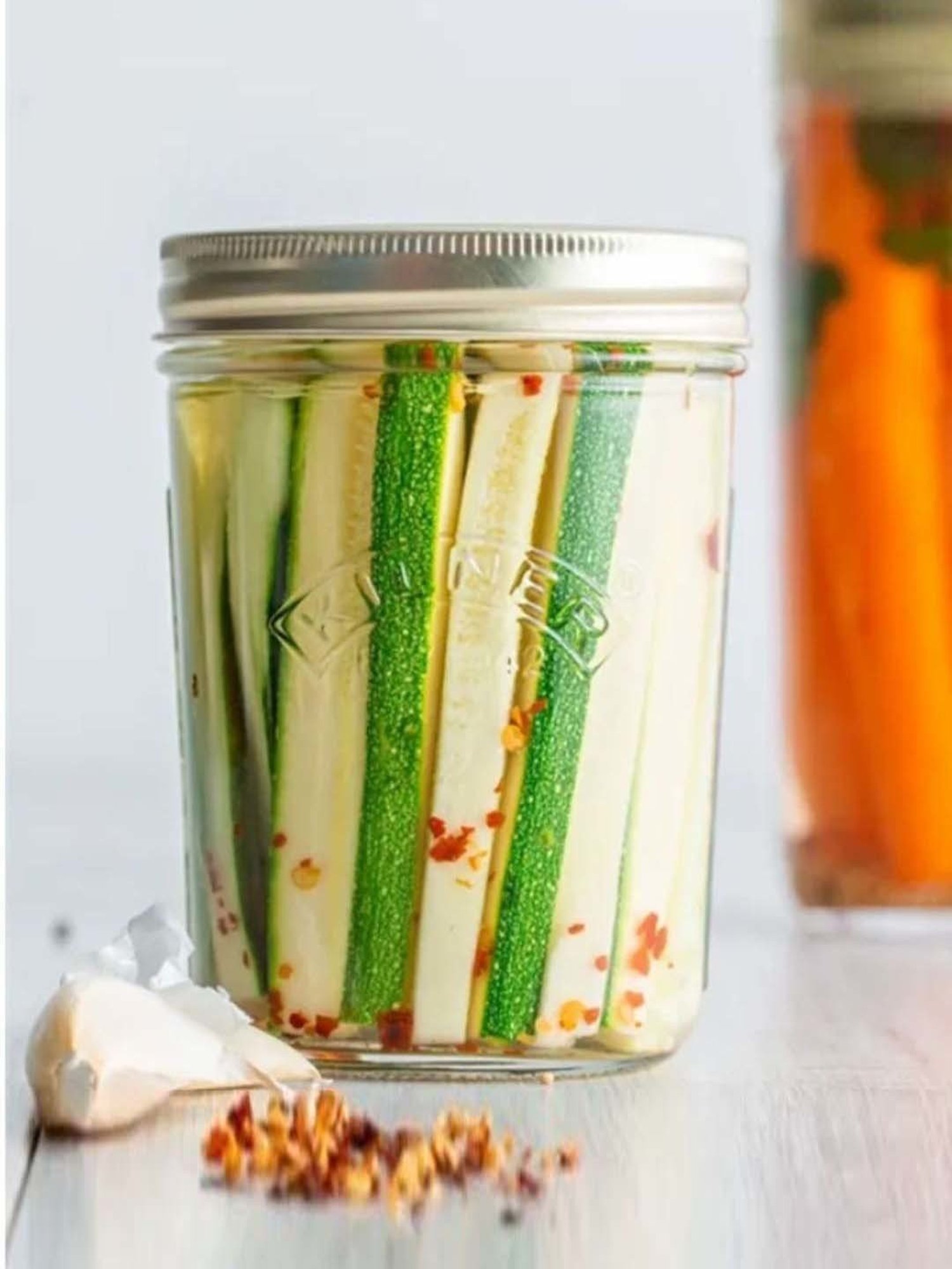 Kilner Transparent Stainless Steel Wide Mouth Preserve Jar (0.35 L)