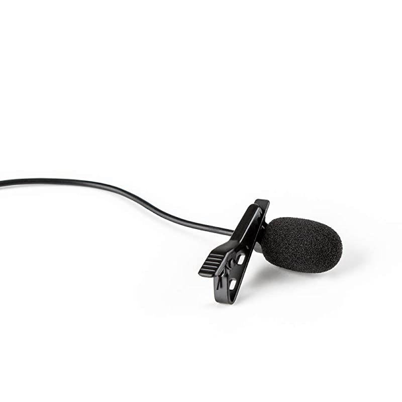 Lavalier Microphone Standard 35mm Mono TS Plug Cardioid Clip on Lapel Mic for Voice Amplifier Amp Loudspeaker PA Speaker