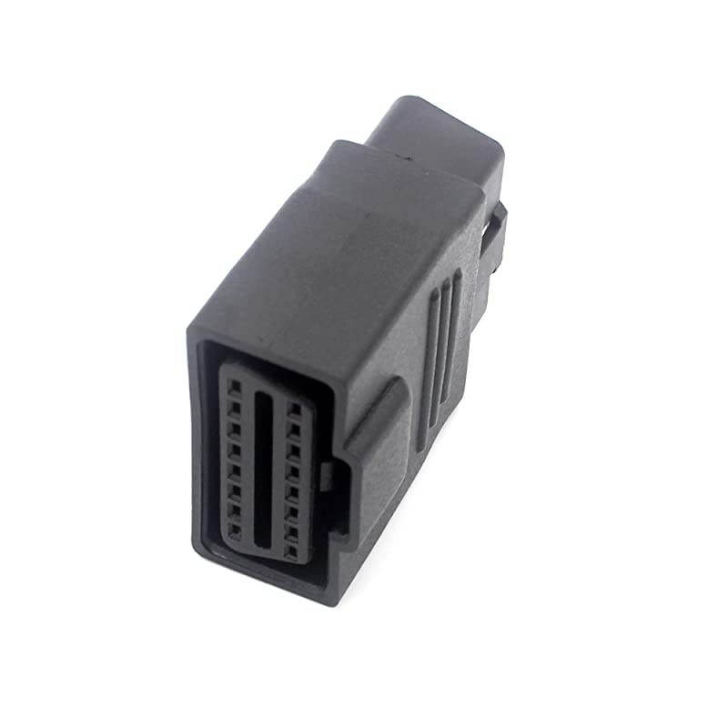 Full 16 Pin OBDII Male to Female Connector Adapter OBD2 Saver Tool for Car Repair Shop or Testing Institution