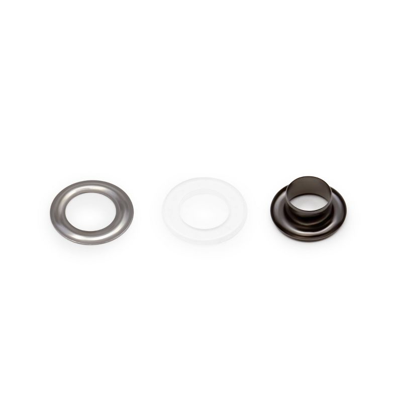Dritz 72ct Eyelets Gunmetal