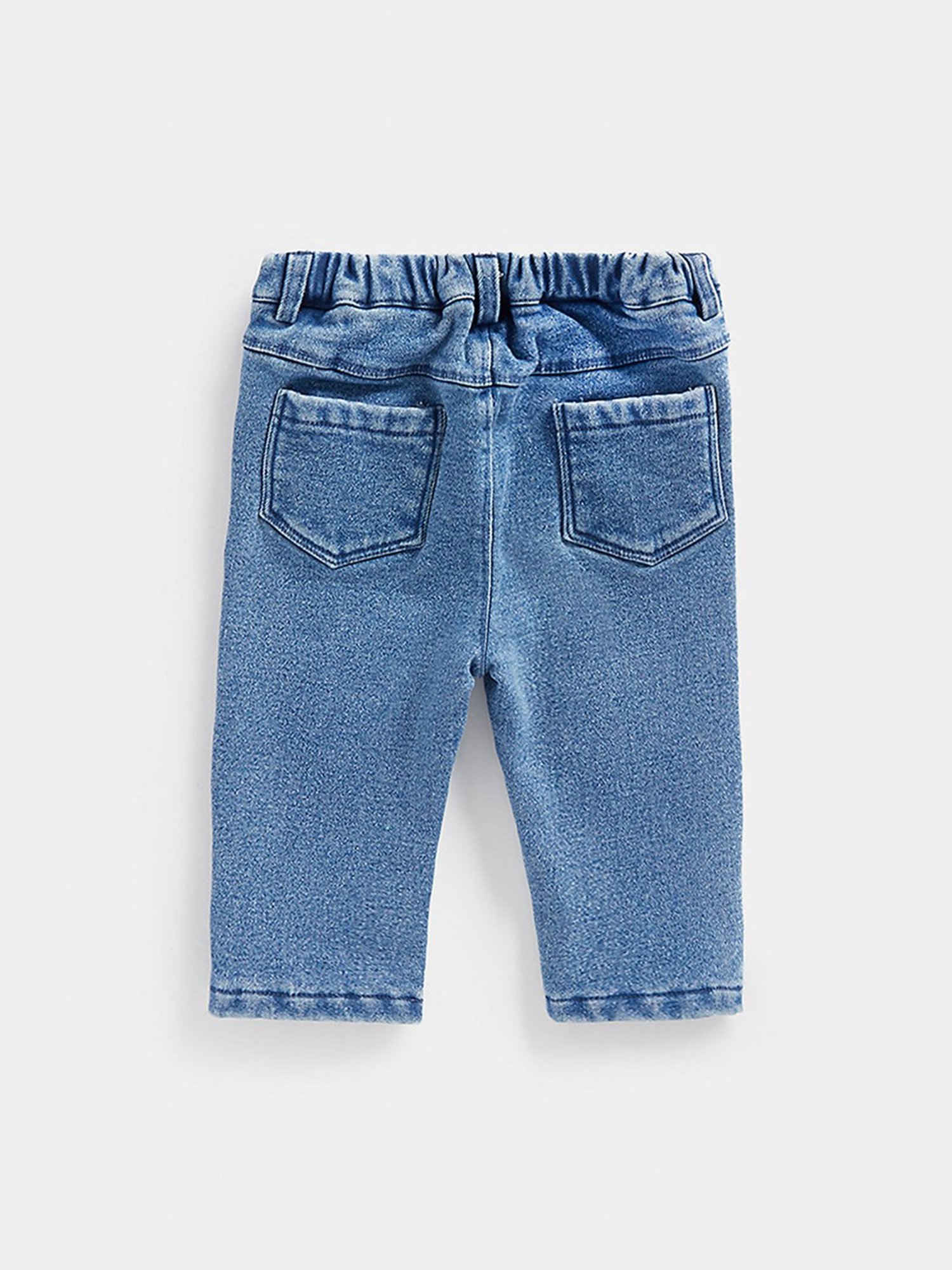 Mothercare Kids Blue Embroidered Jeggings