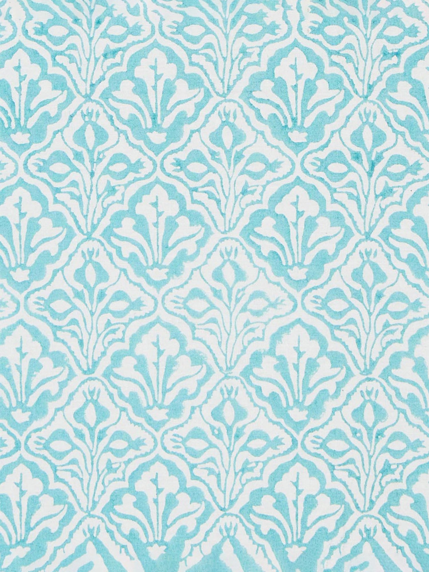 Fabindia Aqua Cotton 180 TC Single Bedsheet With Pillow Cover