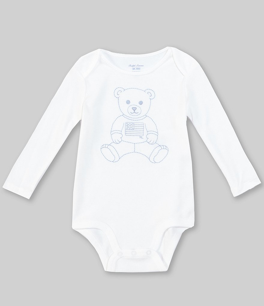 Aden + Anais Baby Boys 6-9 Months Long-Sleeve Blue Moon Footed Coverall