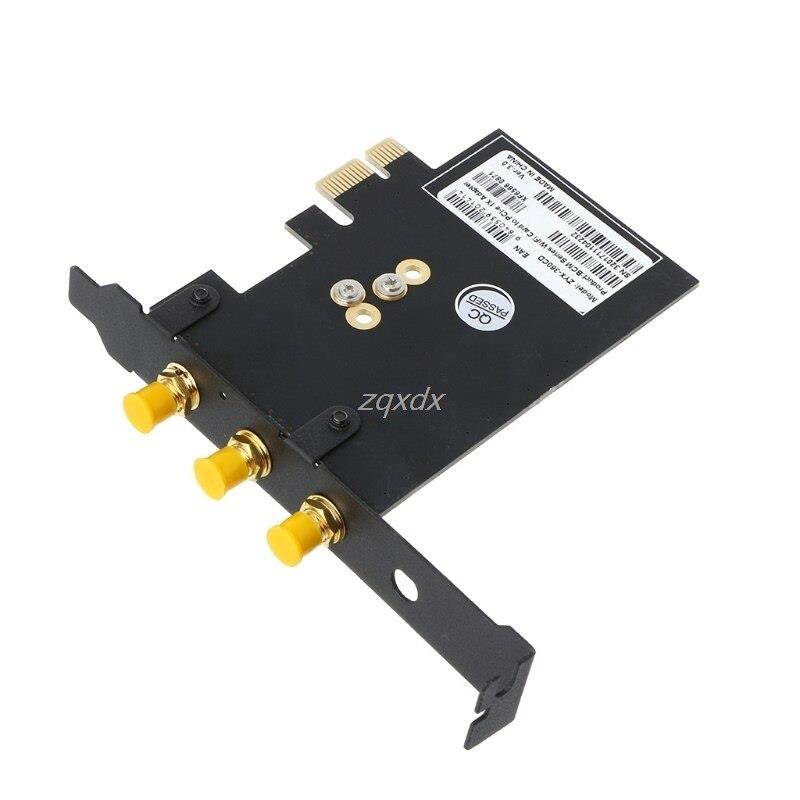 WiFi + Bluetooth 4.0 Wireless Card To Mini PCI-E 1X Adapter For PC/Hackintosh
