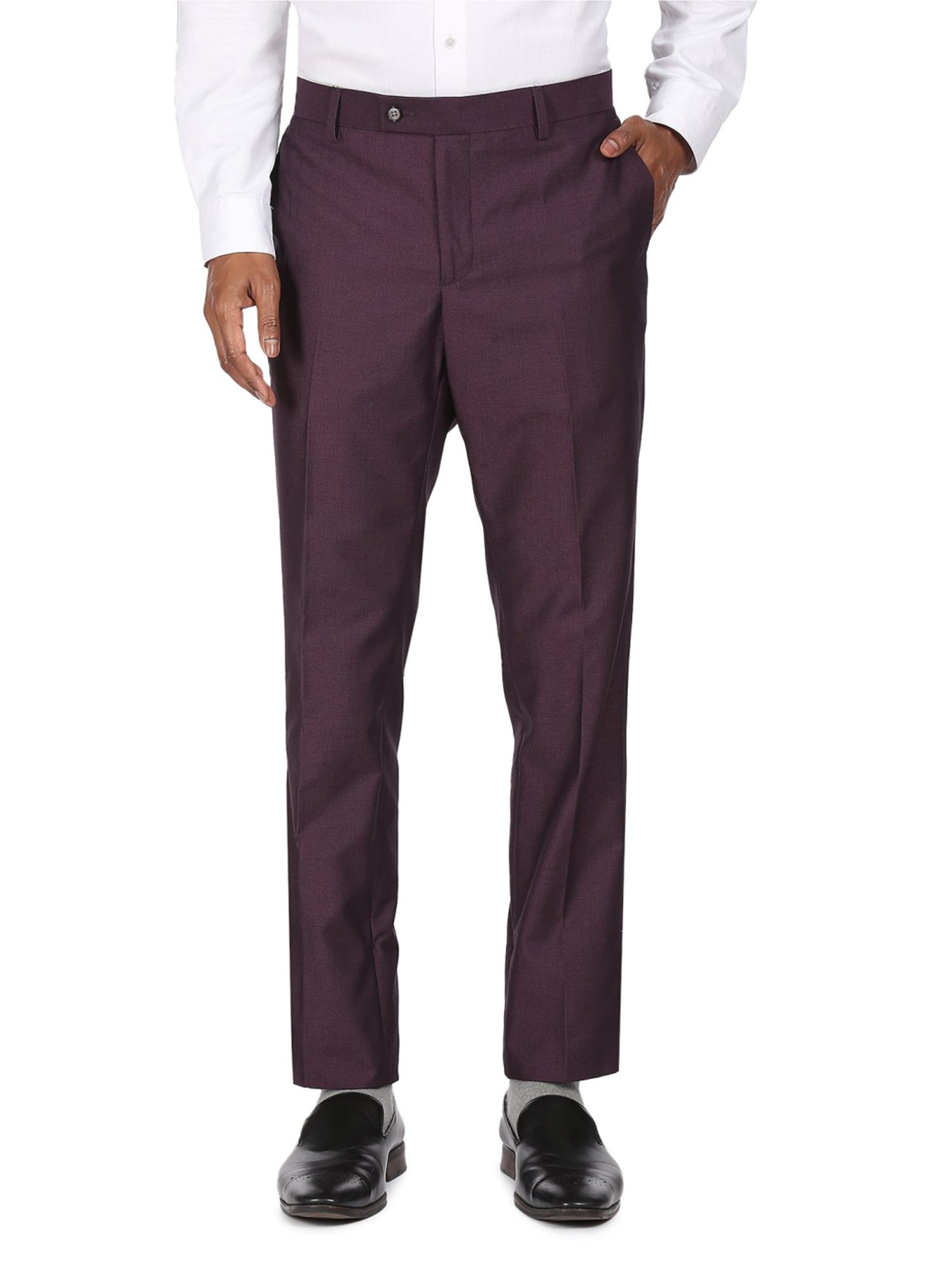 Parx Black Regular Fit Two Piece Suit