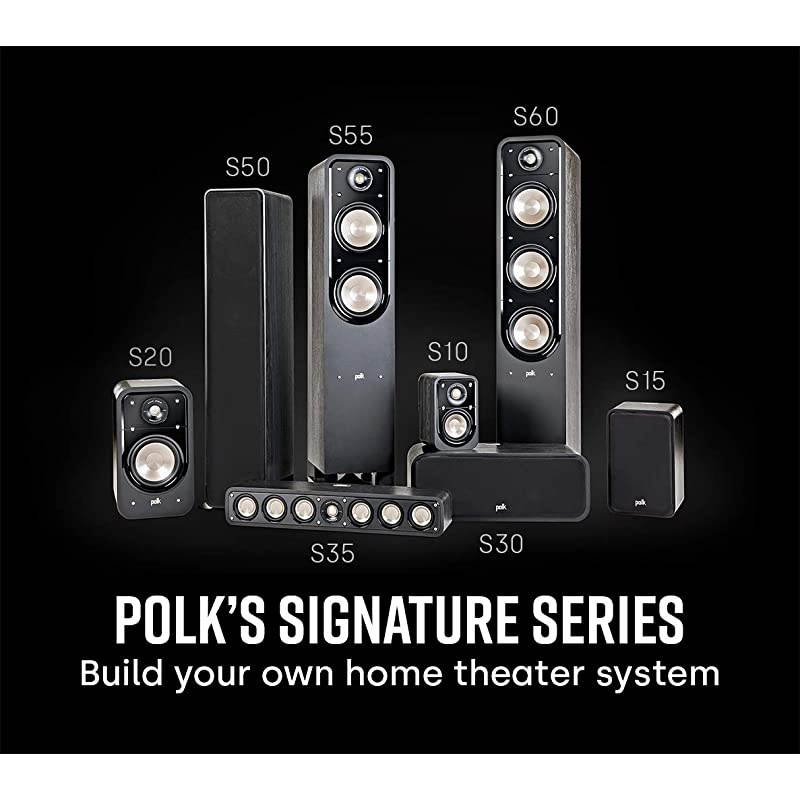 Signature Series S35 Center Channel Speaker (6 Drivers) | Surround Sound | Power Port Technology | Detachable Magnetic Grille
