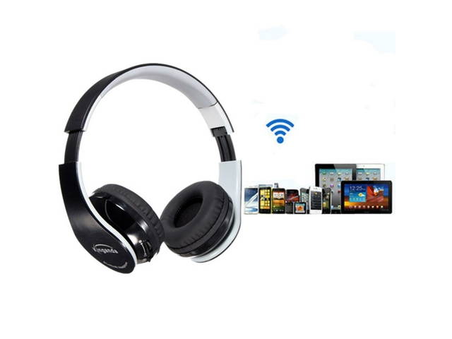 Foldable Wireless Bluetooth V4.0 Stereo Headphone Headset 3.5mm Audio USB + Mic For iPhone iPad Macbook Tablets Samsung HTC LG PC Computer