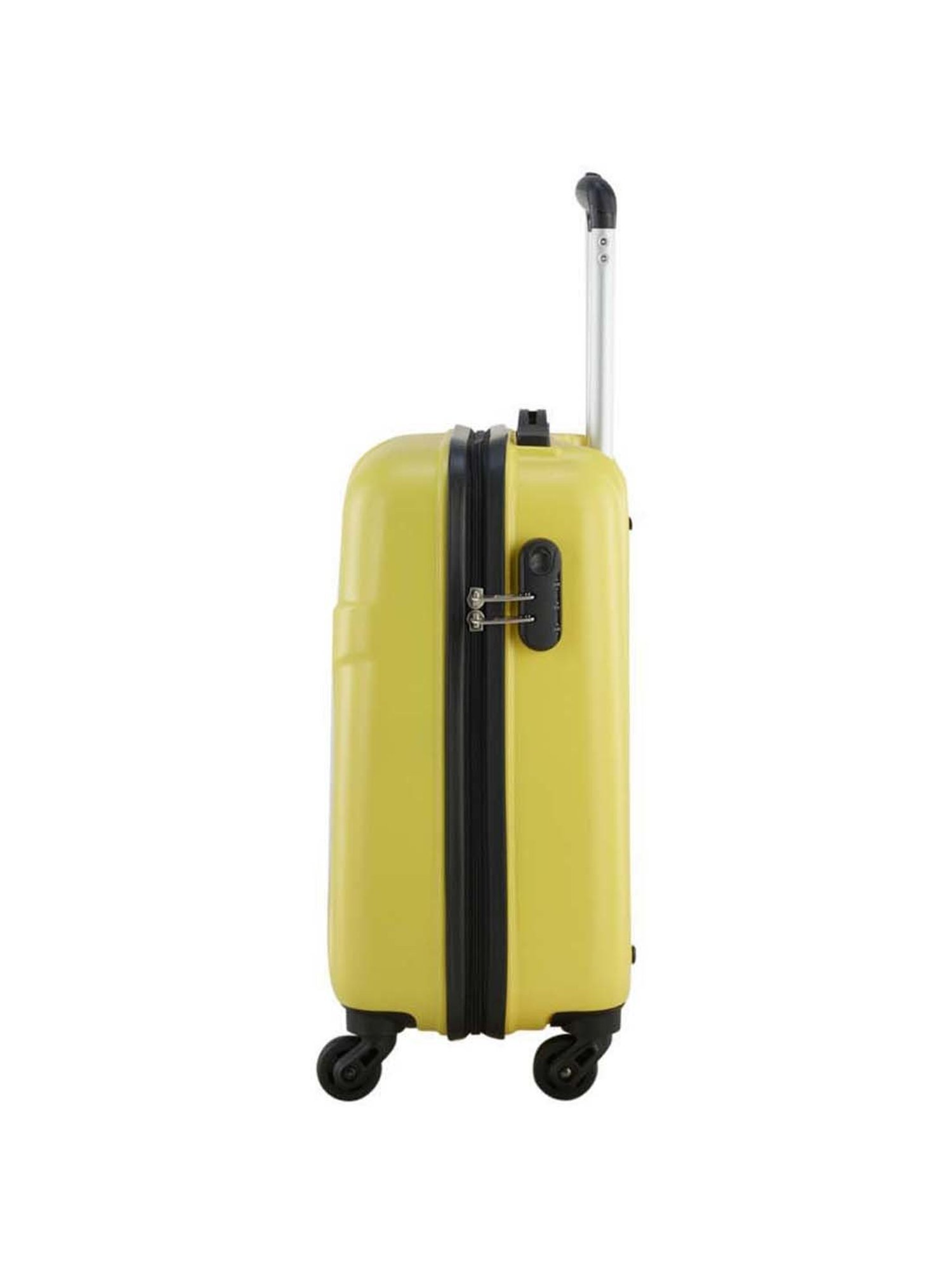 Skybags Yellow Textured Hard Small Trolley Bag - 35 cm