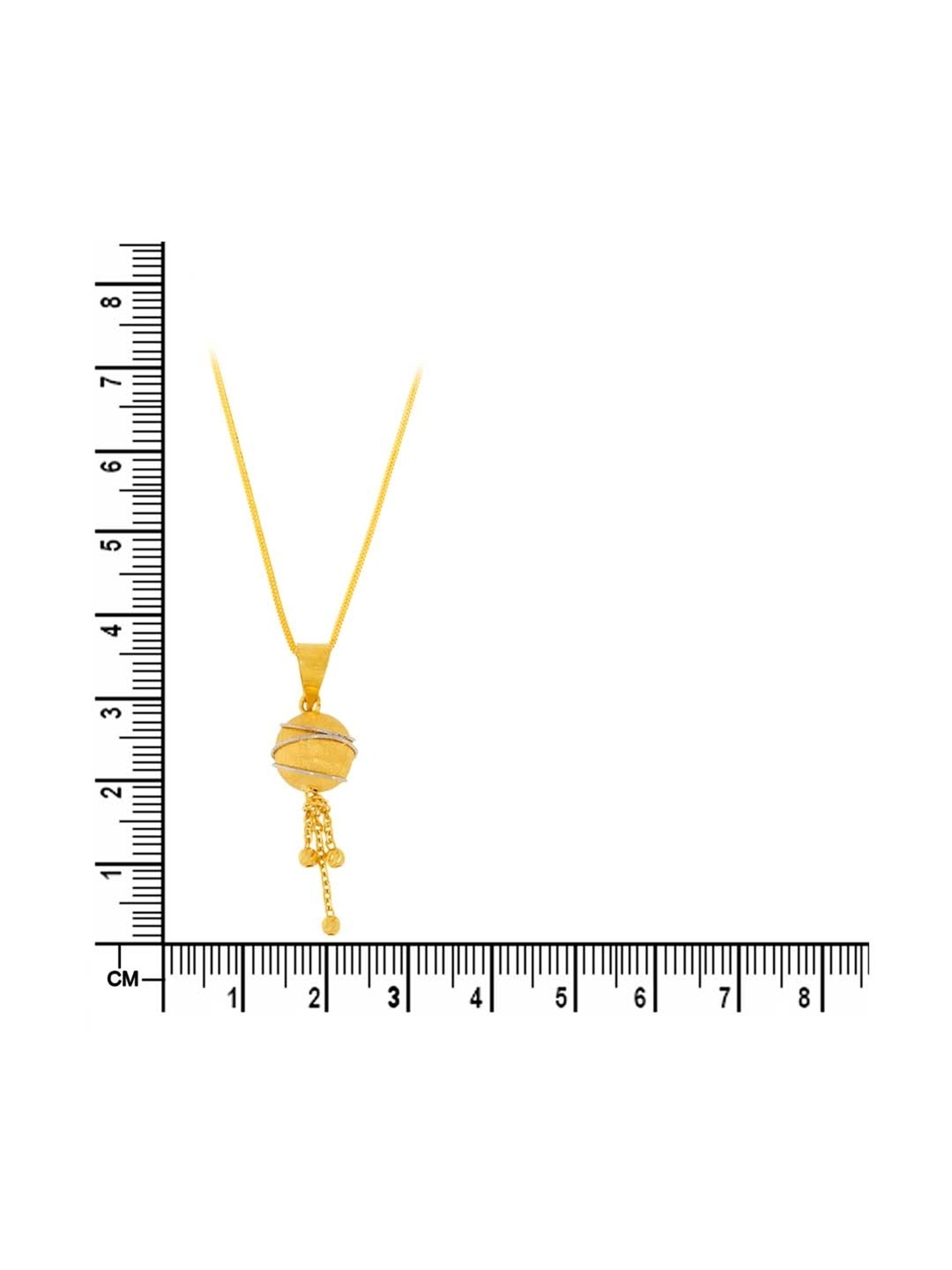 Joyalukkas 22k Love Embrace Gold Pendant