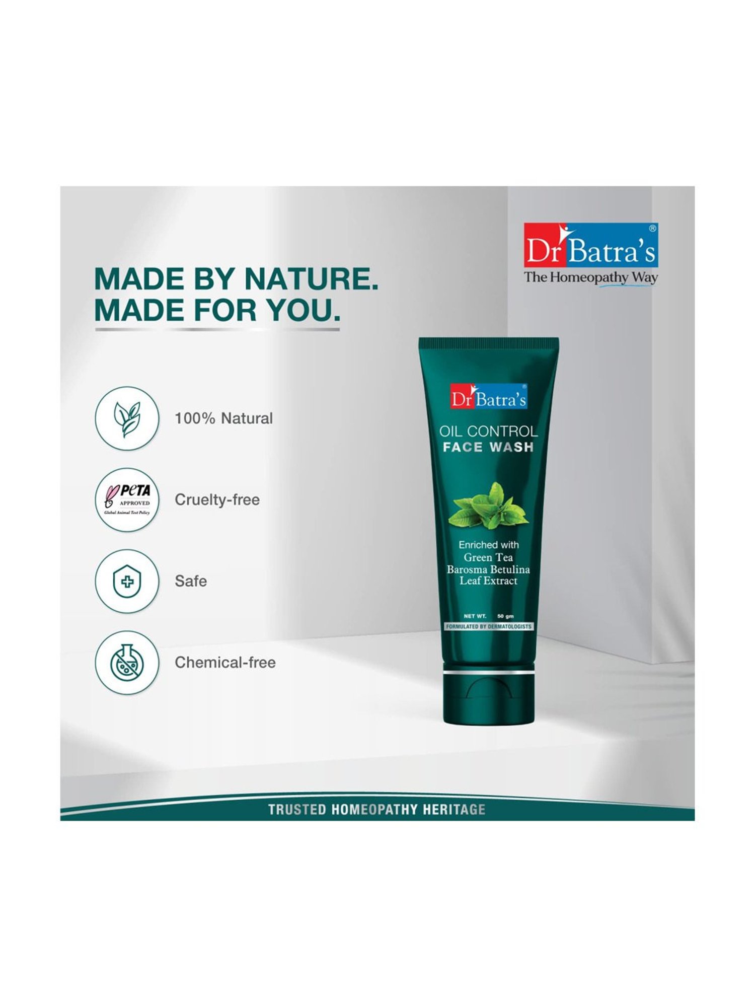 Dr. Batra's Face Wash Oil Control (Pack of 4)