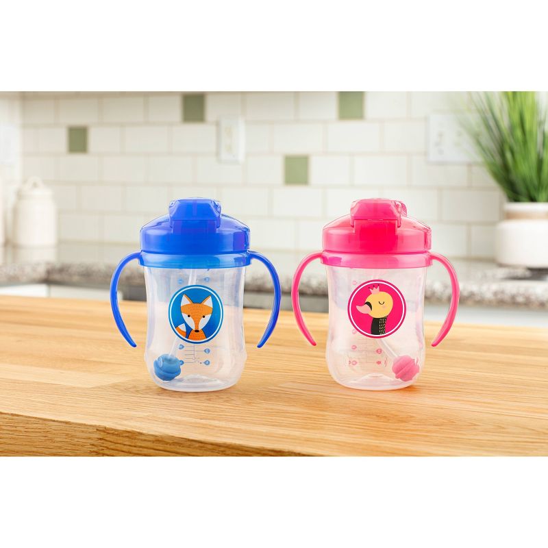 Dr. Brown's Milestones Baby's First Straw Cup - Blue