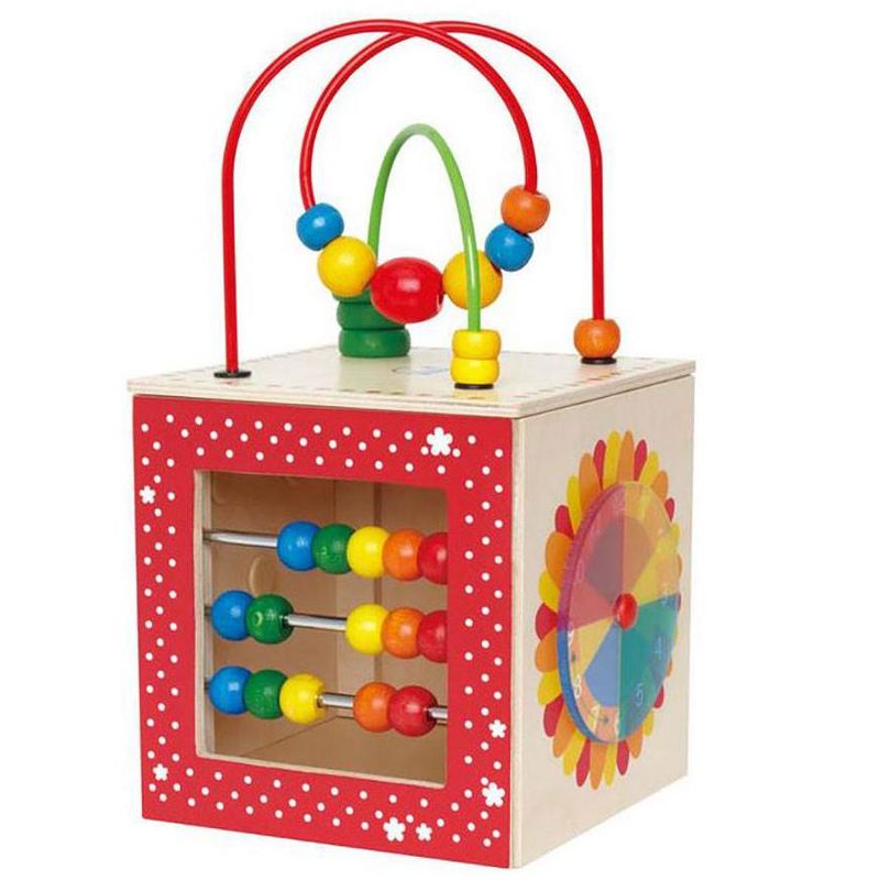 Hape Kids Educational Wooden Discovery Box Bead Maze Activity Center Baby Toy