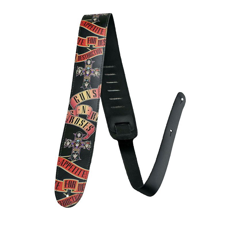 Perri's 2.5" High-Res Guns N' Roses Leather Guitar Strap